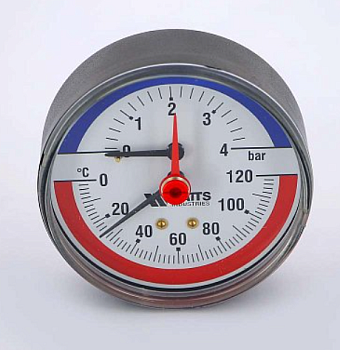 Термоманометр FR 818/4  (1/2,4 бар,120 С) WATTS